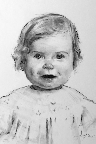 Charcoal of Eloise