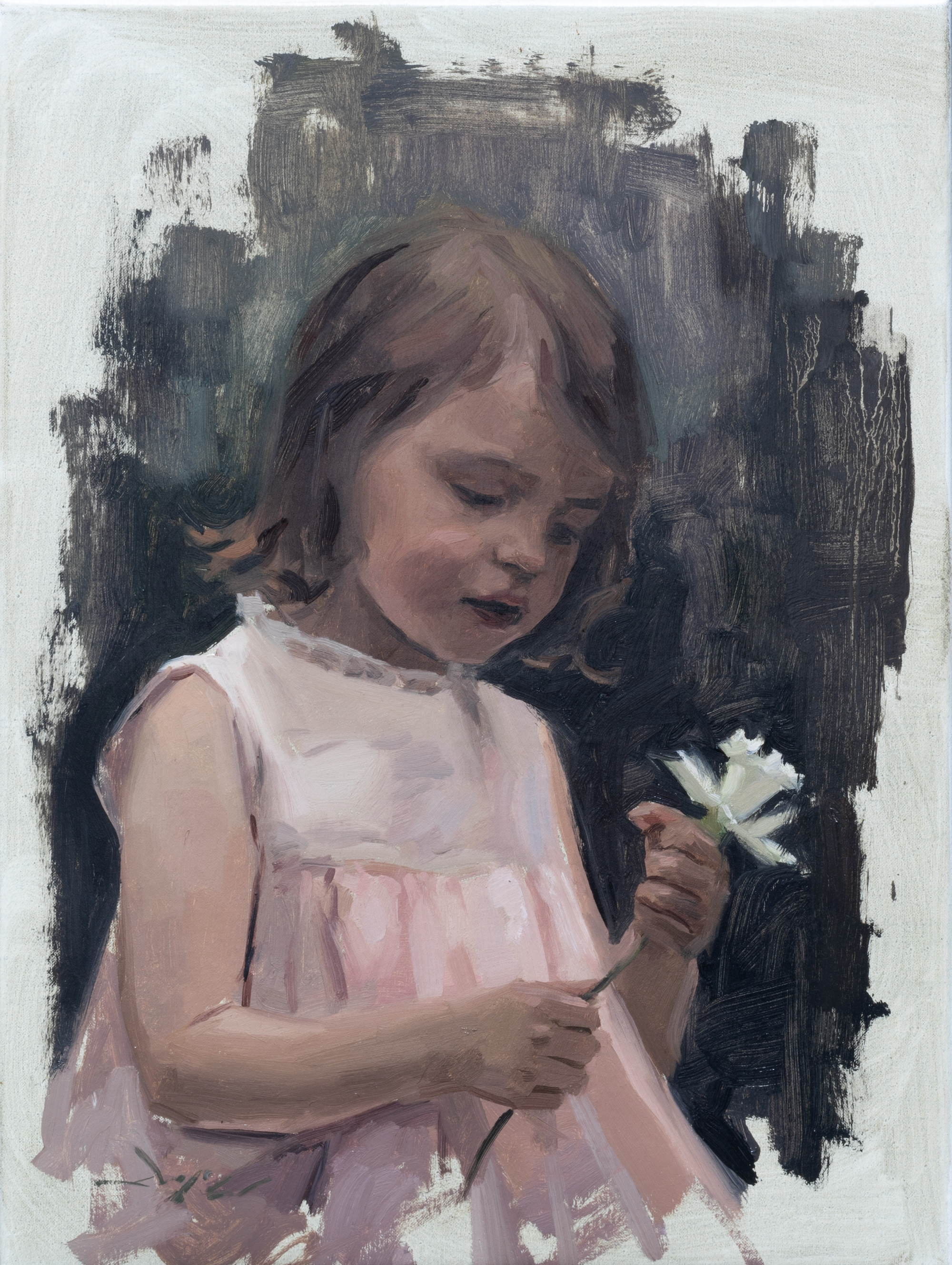 Oil Sketch of Francie