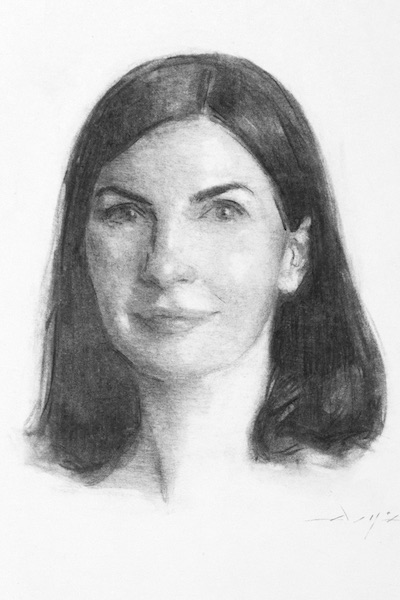 Charcoal of Kate