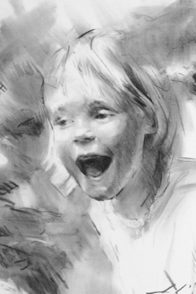 Charcoal of Olivia